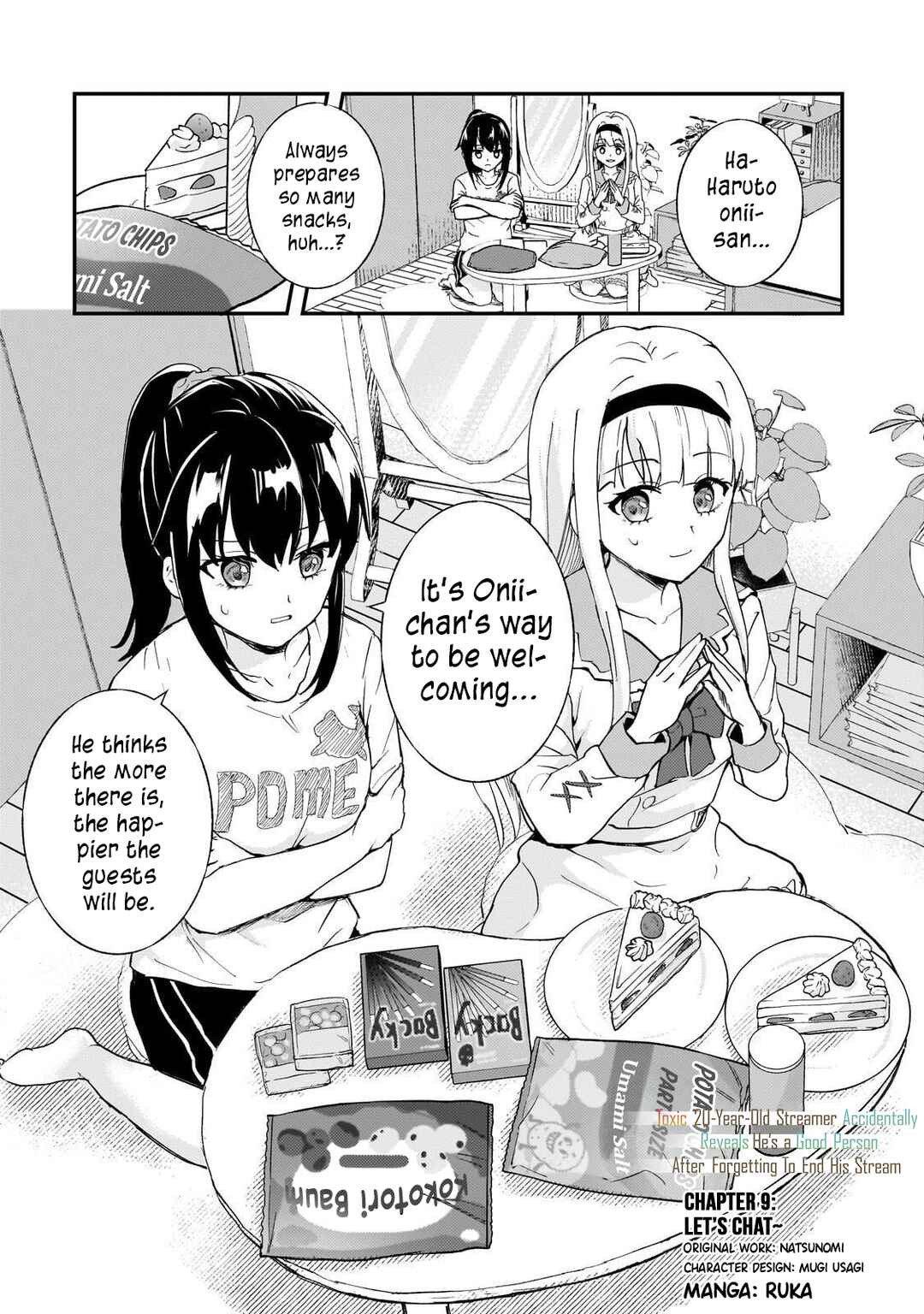 Aorikei Game Haishinsha (20-sai), Haishin no Kiri Wasure ni Yori Ii Hito Bare Suru. Chapter 9 - Page 1