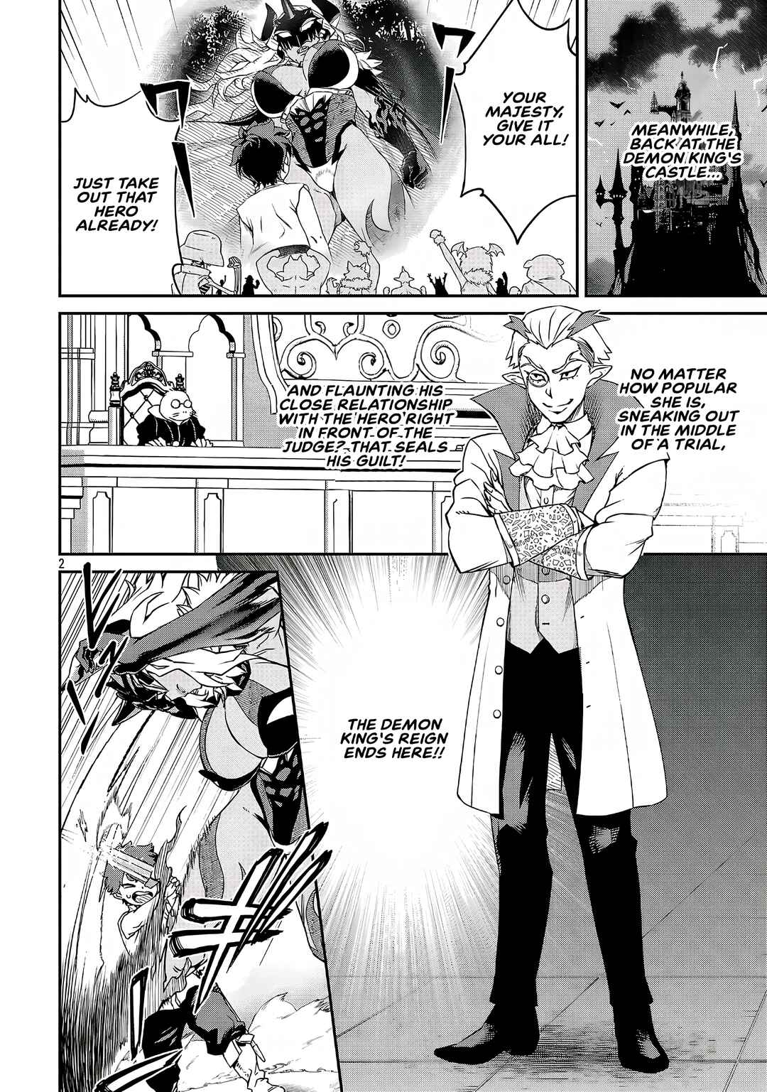 Onnamaou-sama wa Yuusha-kun o Taosenai. Chapter 18 - Page 2
