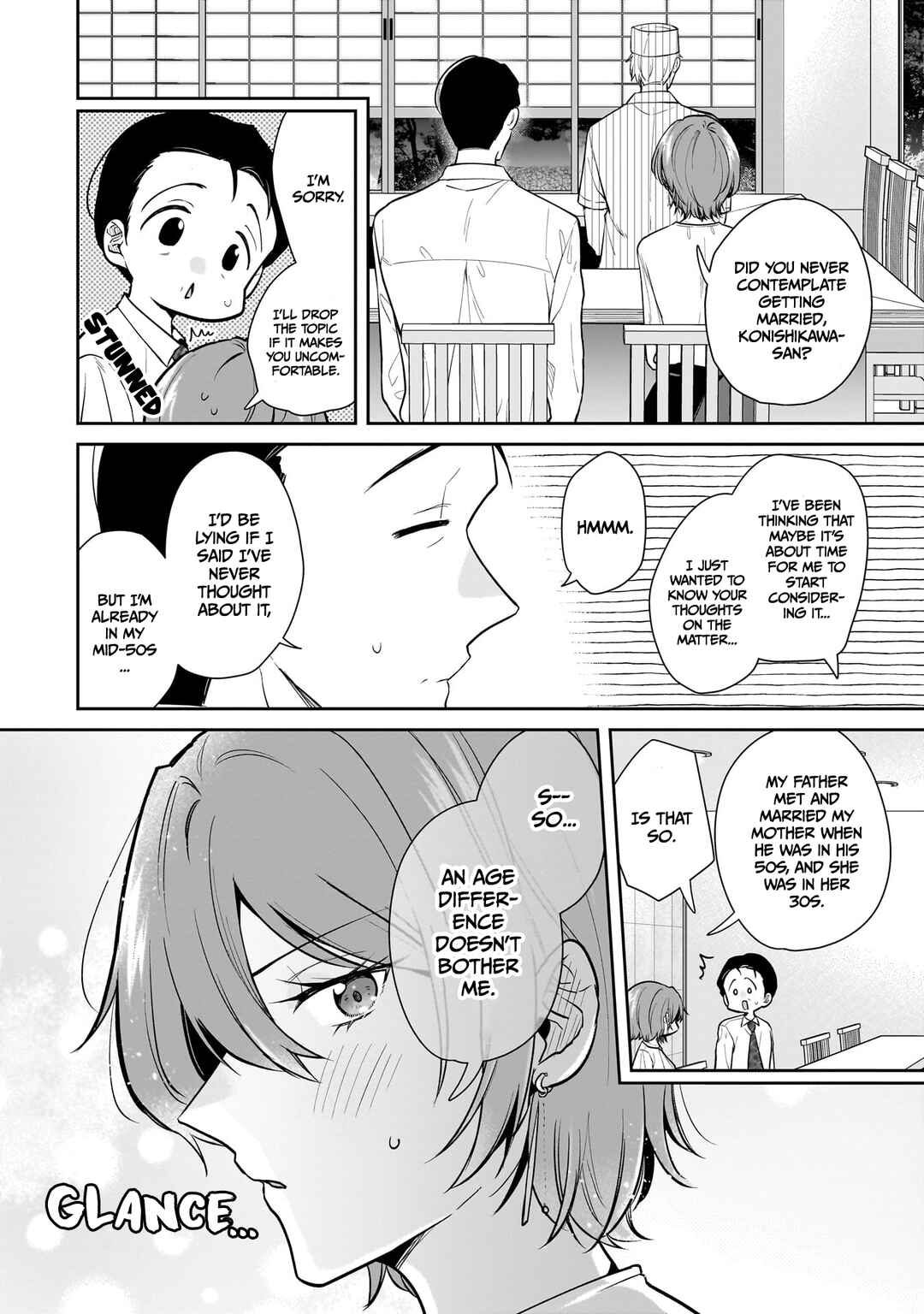 Misato-san wa Amasugi Joushi ni Chotto Kibishii Chapter 7 - Page 6