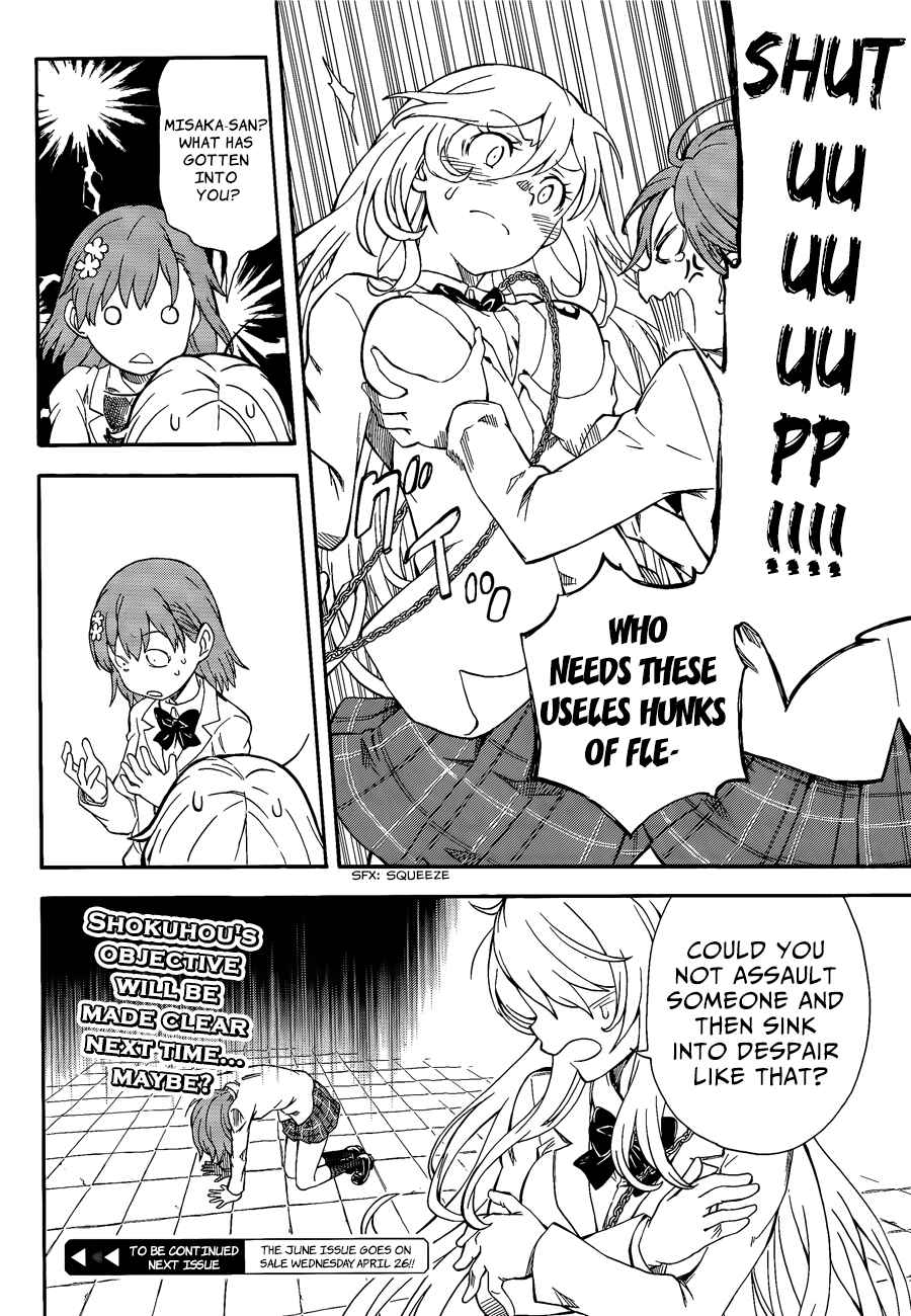Toaru Majutsu no Index Gaiden: Toaru Kagaku no Railgun Chapter 84 - Page 12