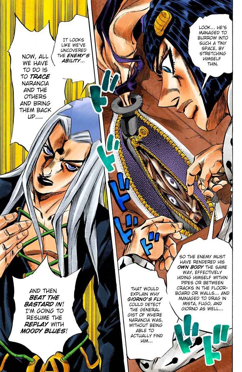 JoJo no Kimyou na Bouken: Part 5 - Ougon no Kaze Color-ban Chapter 21 - Page 8