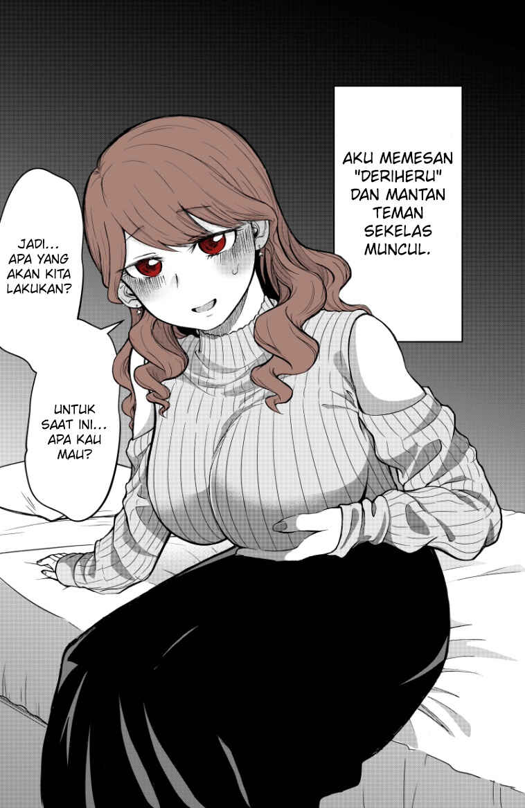 Deriheru Yondara Moto Doukyuusei ga Kita Hanashi Chapter 2 - Page 1