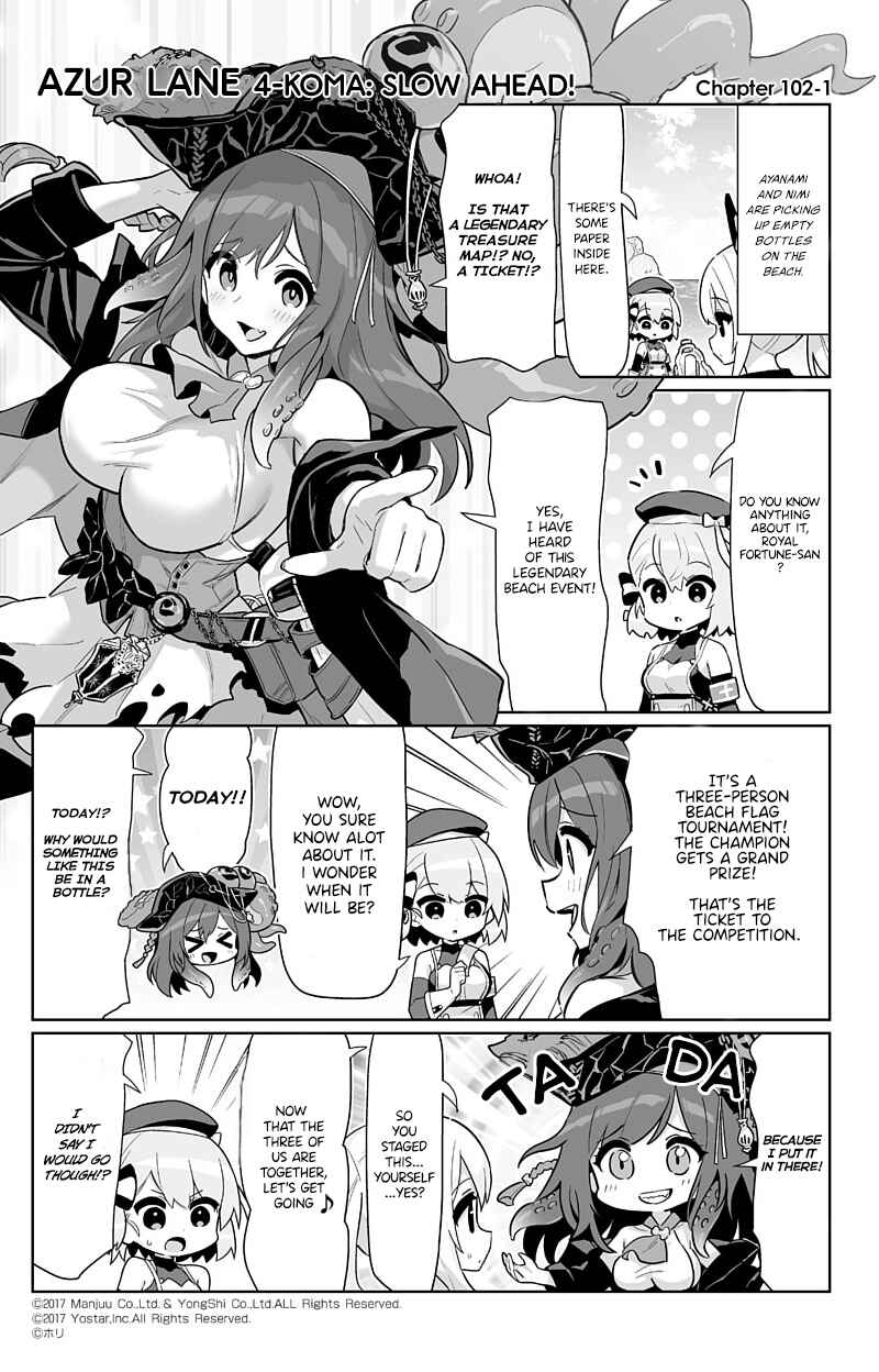 Azur Lane: Bisoku Zensin! Chapter 102 - Page 1