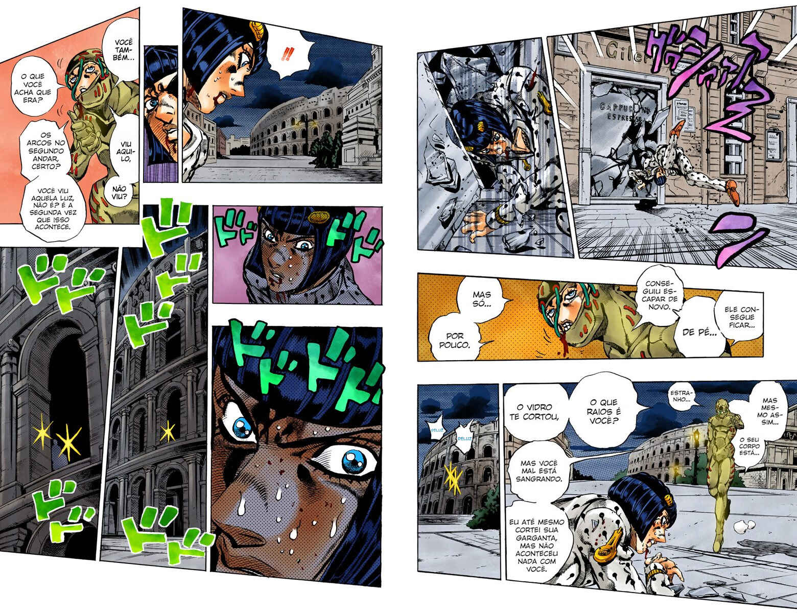 JoJo no Kimyou na Bouken: Part 5 - Ougon no Kaze Color-ban Chapter 125 - Page 6