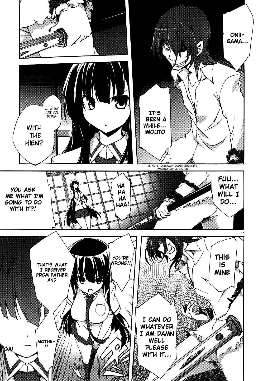Senran Kagura - Shoujotachi no Shinei Chapter 4 - Page 13
