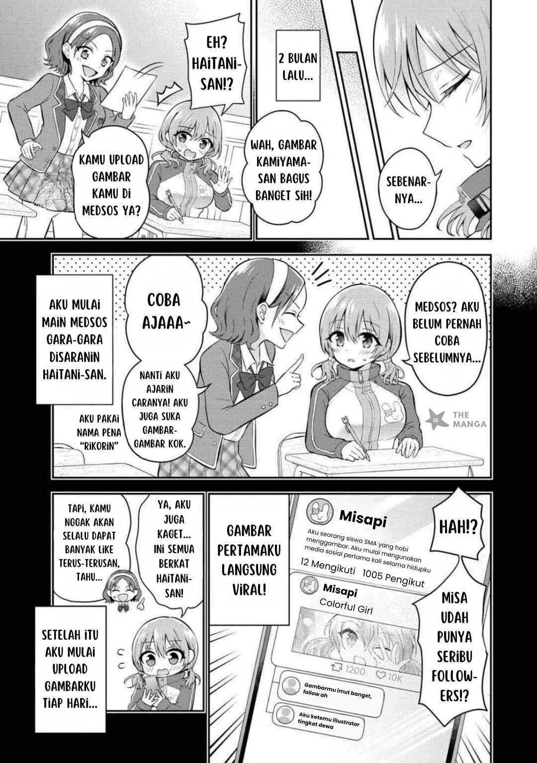 Tonari no Seki no Inkya Joshi ga Oshi Utaite Datta ~Ore no Kyoku o Uttatekure!~ Chapter 9.1 - Page 4