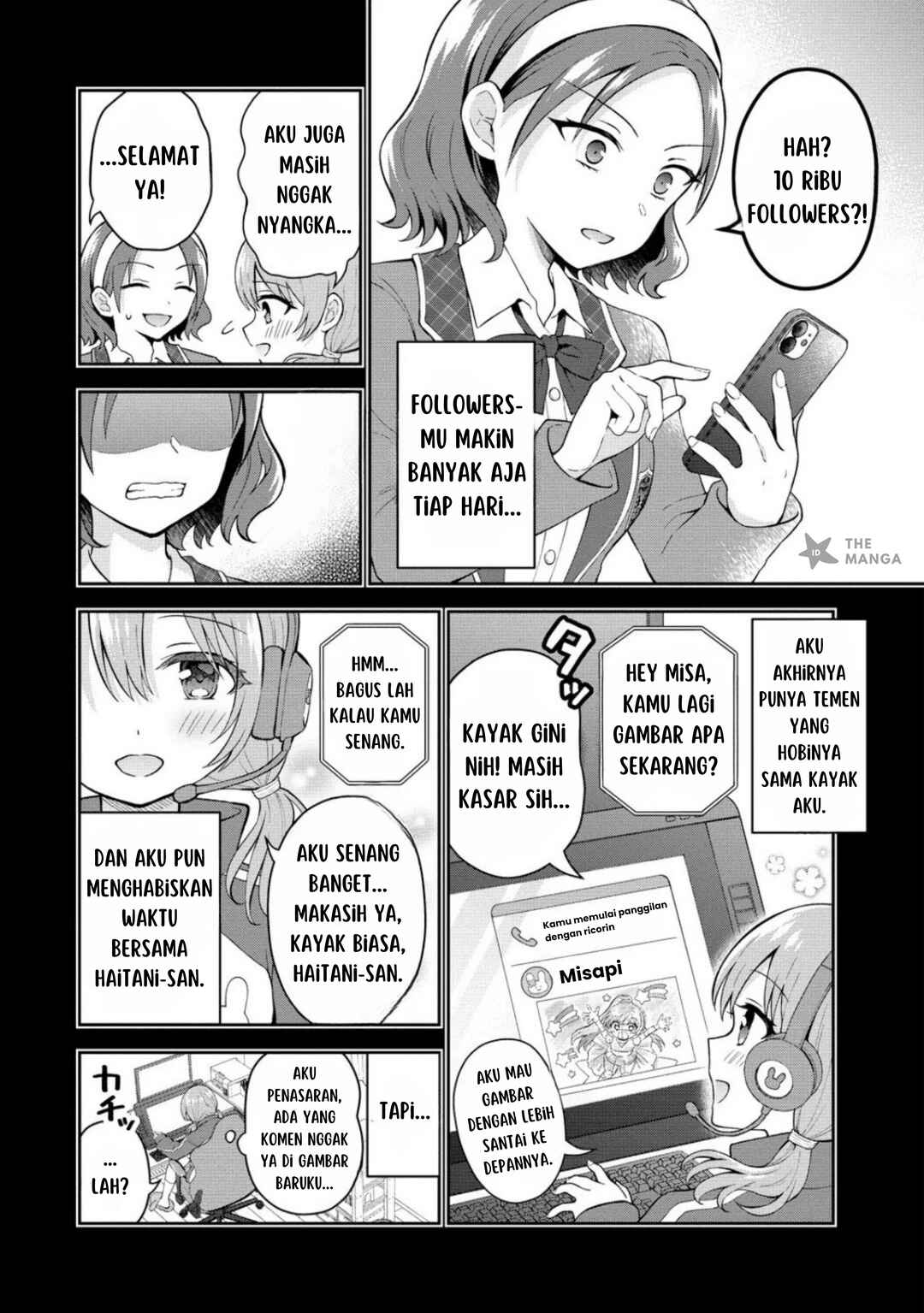 Tonari no Seki no Inkya Joshi ga Oshi Utaite Datta ~Ore no Kyoku o Uttatekure!~ Chapter 9.1 - Page 5