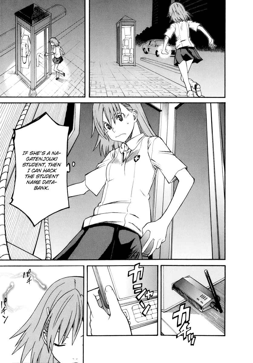 Toaru Majutsu no Index Gaiden: Toaru Kagaku no Railgun Chapter 19 - Page 9