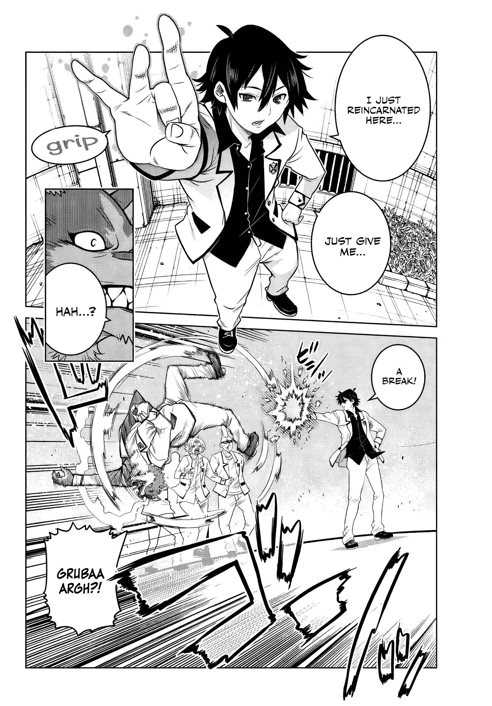 Ochikobore Datta Ani ga Jitsuha Saikyou ~Shijou Saikyou no Yuusha wa Tensei-shi, Gakuen de Mujikaku ni Musou Suru~ Chapter 1 - Page 22