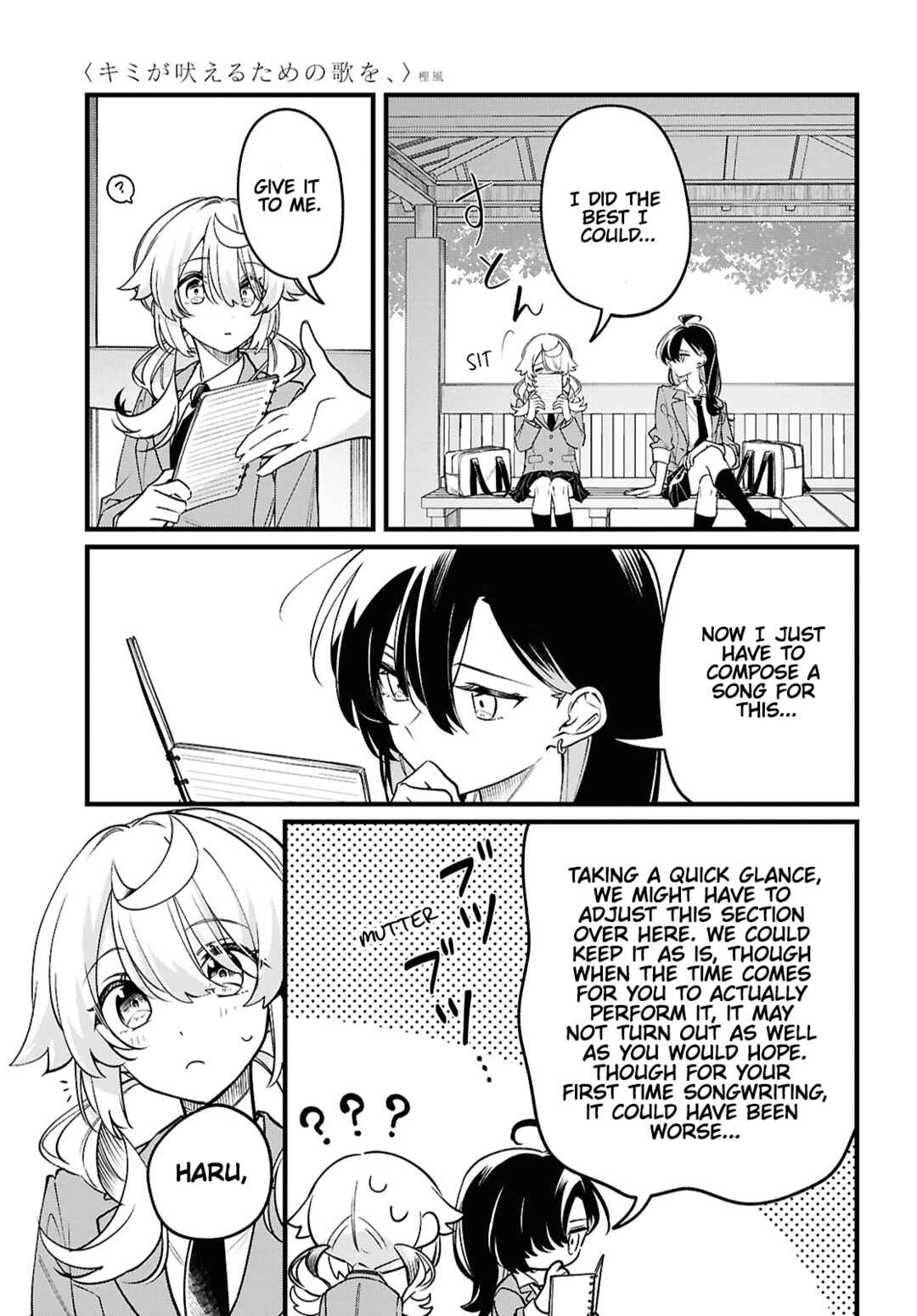 Kimi ga Hoeru Tame no Uta wo, Chapter 4 - Page 27