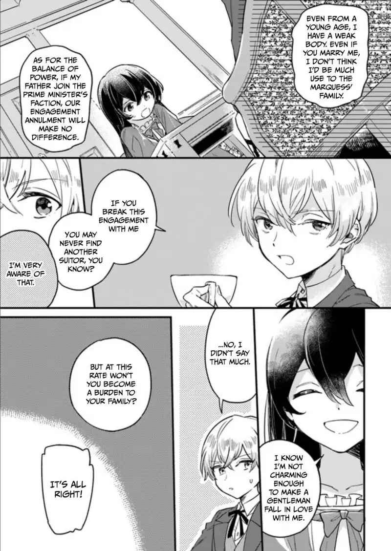 Yowaki MAX Reijou nanoni, Ratsuwan Konyakusha-sama no Kake ni Notte Shimatta Chapter 1 - Page 20