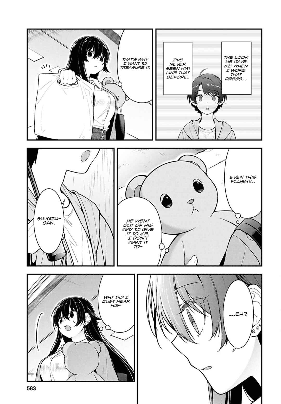 Tonari no Seki no Yankee Shimizu-san ga Kami wo Kuroku Sometekita Chapter 8.1 - Page 10