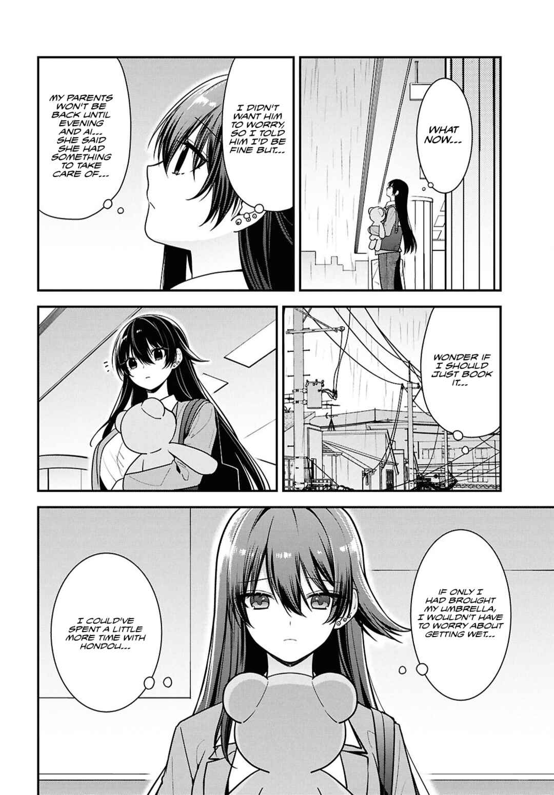 Tonari no Seki no Yankee Shimizu-san ga Kami wo Kuroku Sometekita Chapter 8.1 - Page 9