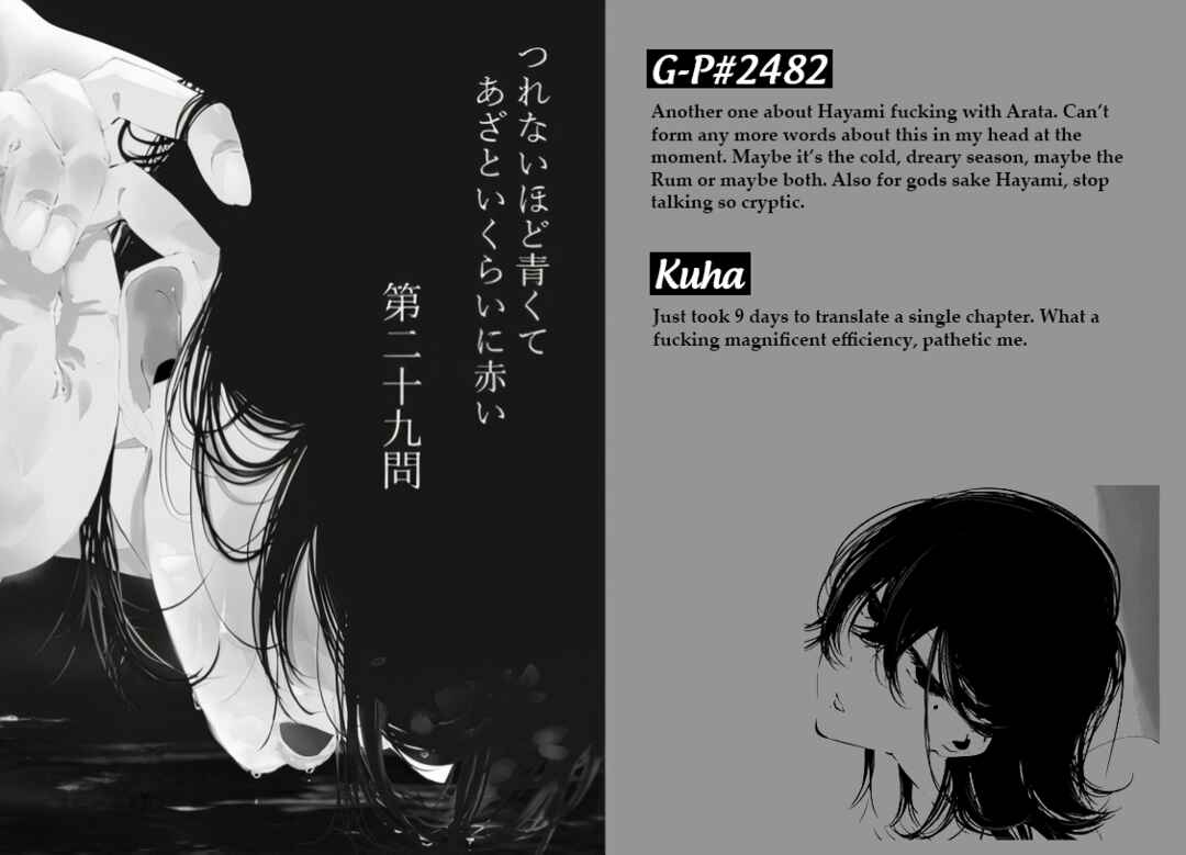 Tsurenai Hodo Aokute Azatoi Kurai ni Akai Chapter 10.5 - Page 21