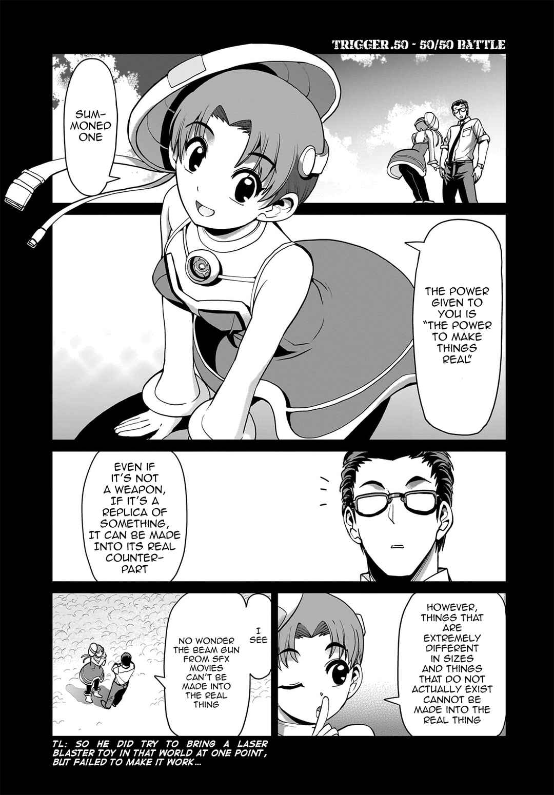 Isekai Shoukan Ojisan no Juu Musou Life ~Sabage-zuki Salaryman wa Kaisha Owari ni Isekai e Chokki Suru~ Chapter 50 - Page 2