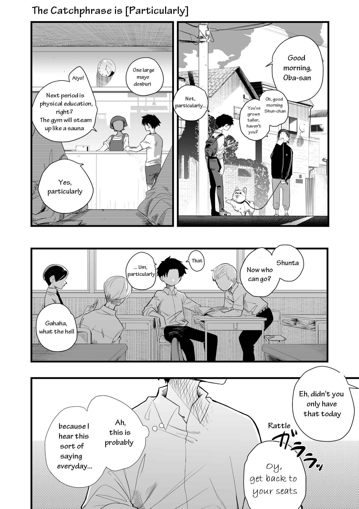 The Catchphrase Is "Particularly" Chapter Oneshot - Page 1