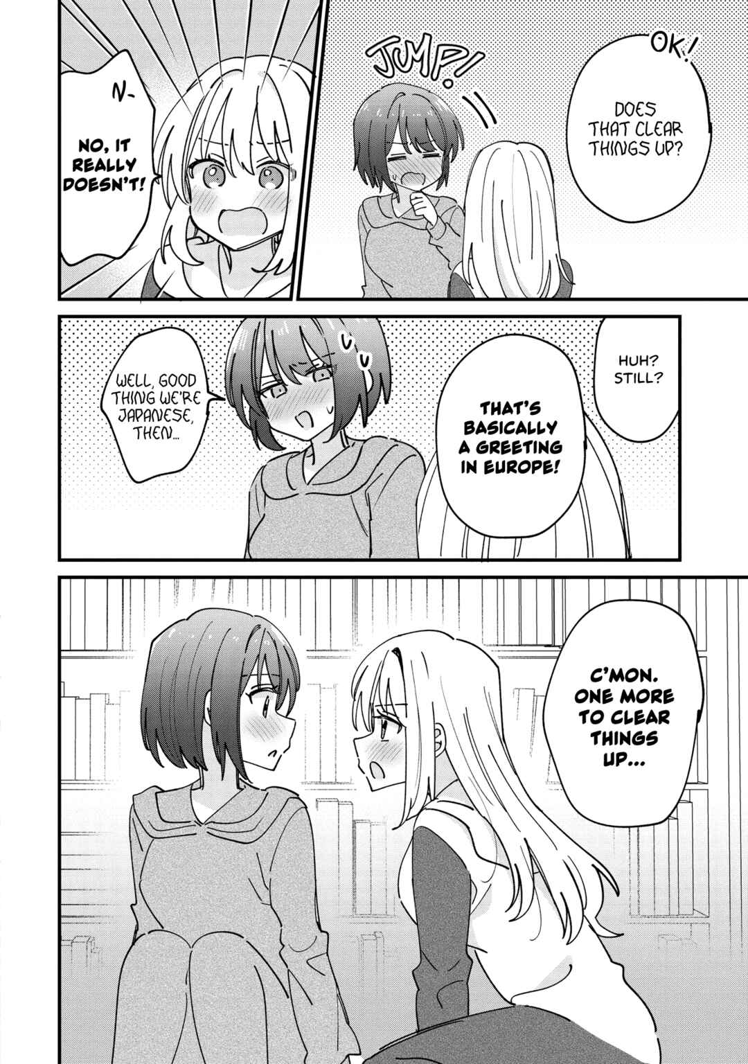 Kao dake yoi Classmate ga, Yatara to Guigui Kuru Yuri no Hanashi. Chapter 10.2 - Page 1