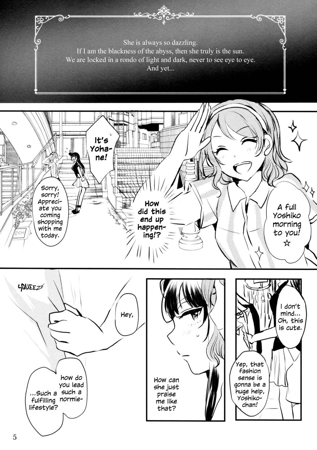 Love Live! Sunshine!! - The Girl Named Watanabe You (Doujinshi) Chapter 1 - Page 4
