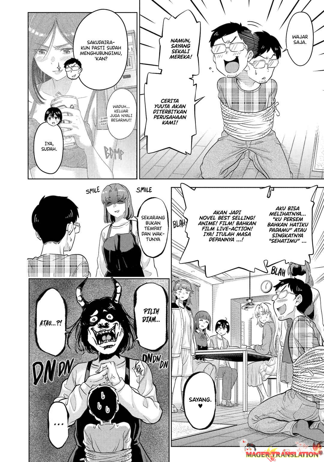 Koukousei WEB Sakka no Mote Seikatsu: "Anta ga Kami Sakka na Wakenai desho" to Boku o Futta Osananajimi ga Koukai Shiteru kedo Mou Osoi Chapter 15 - Page 9