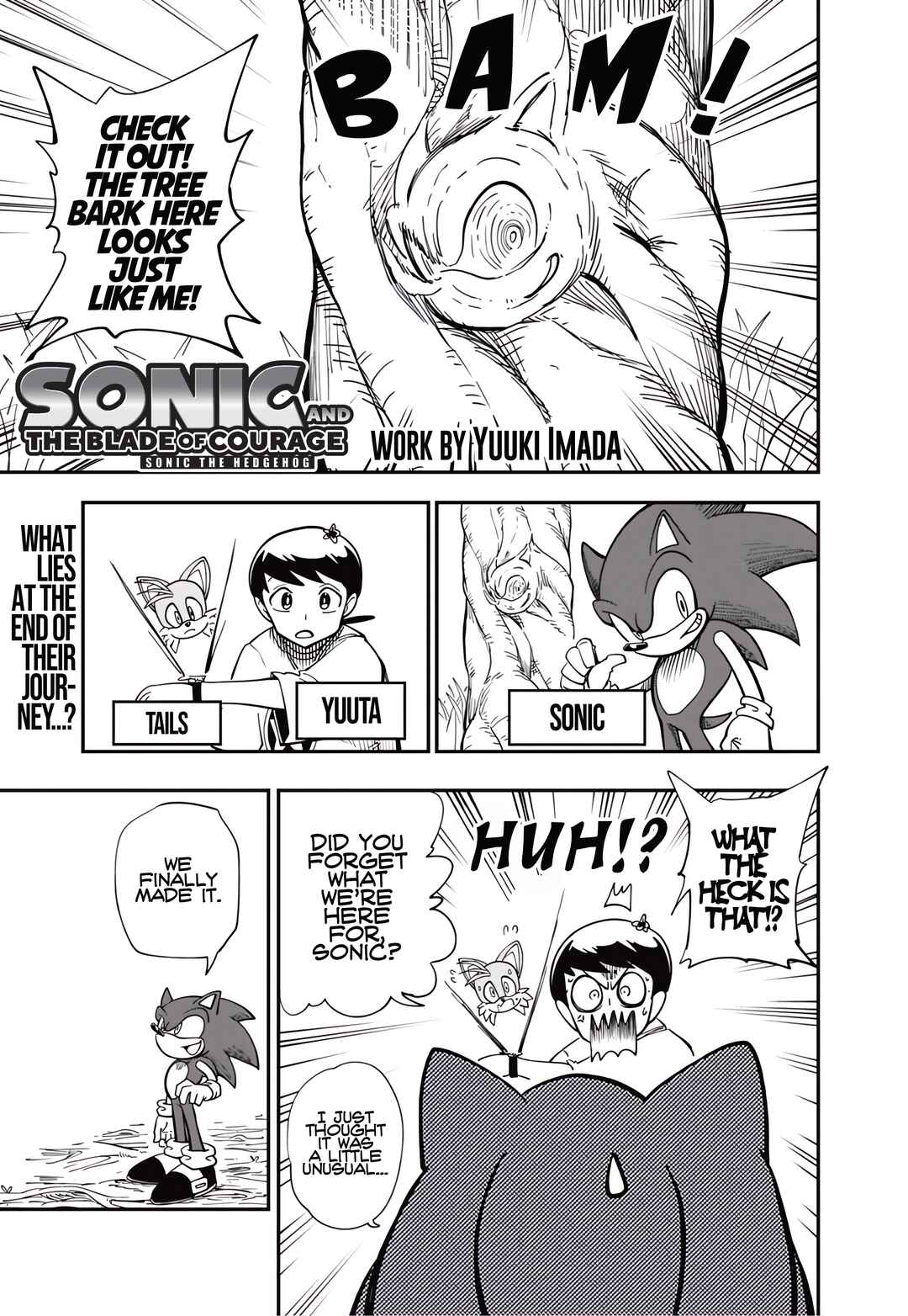 Sonic to Yuuki no Tsurugi Chapter 5 - Page 1