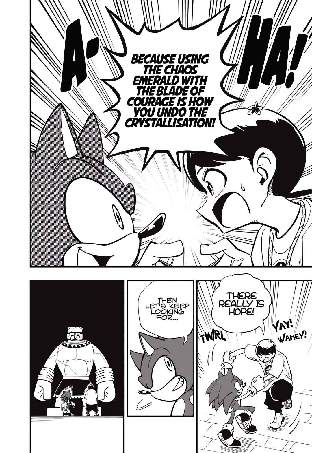 Sonic to Yuuki no Tsurugi Chapter 5 - Page 12