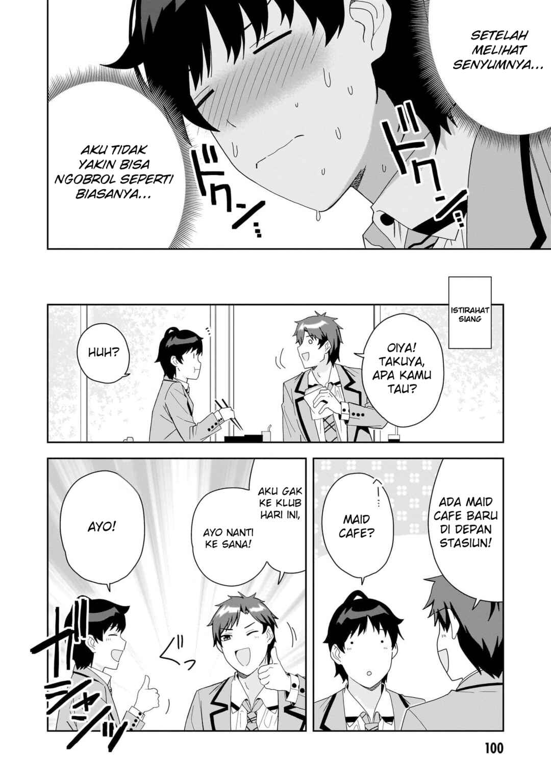 Classmate no Moto Idol ga, Tonikaku Kyodou Fushin nandesu. Chapter 3 - Page 22