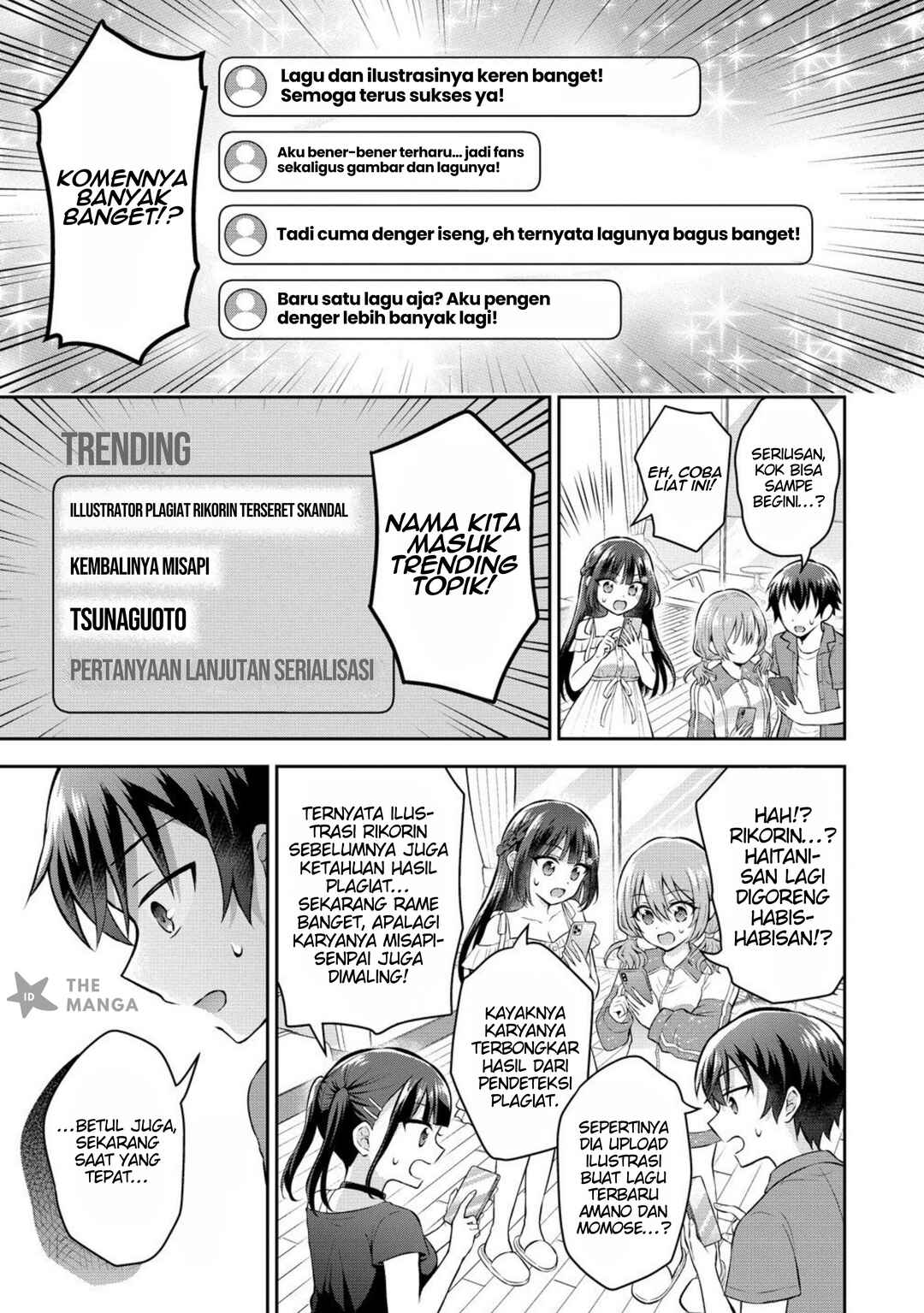 Tonari no Seki no Inkya Joshi ga Oshi Utaite Datta ~Ore no Kyoku o Uttatekure!~ Chapter 12.2 - Page 10