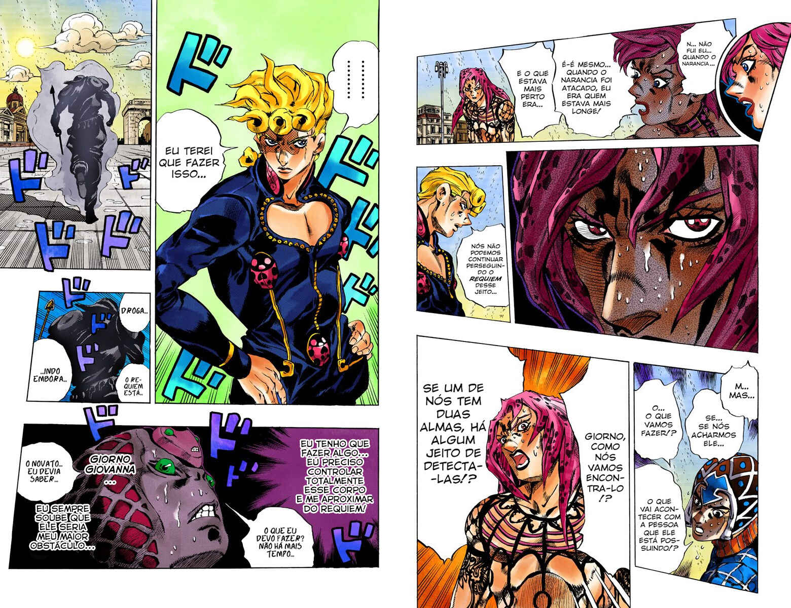 JoJo no Kimyou na Bouken: Part 5 - Ougon no Kaze Color-ban Chapter 141 - Page 10