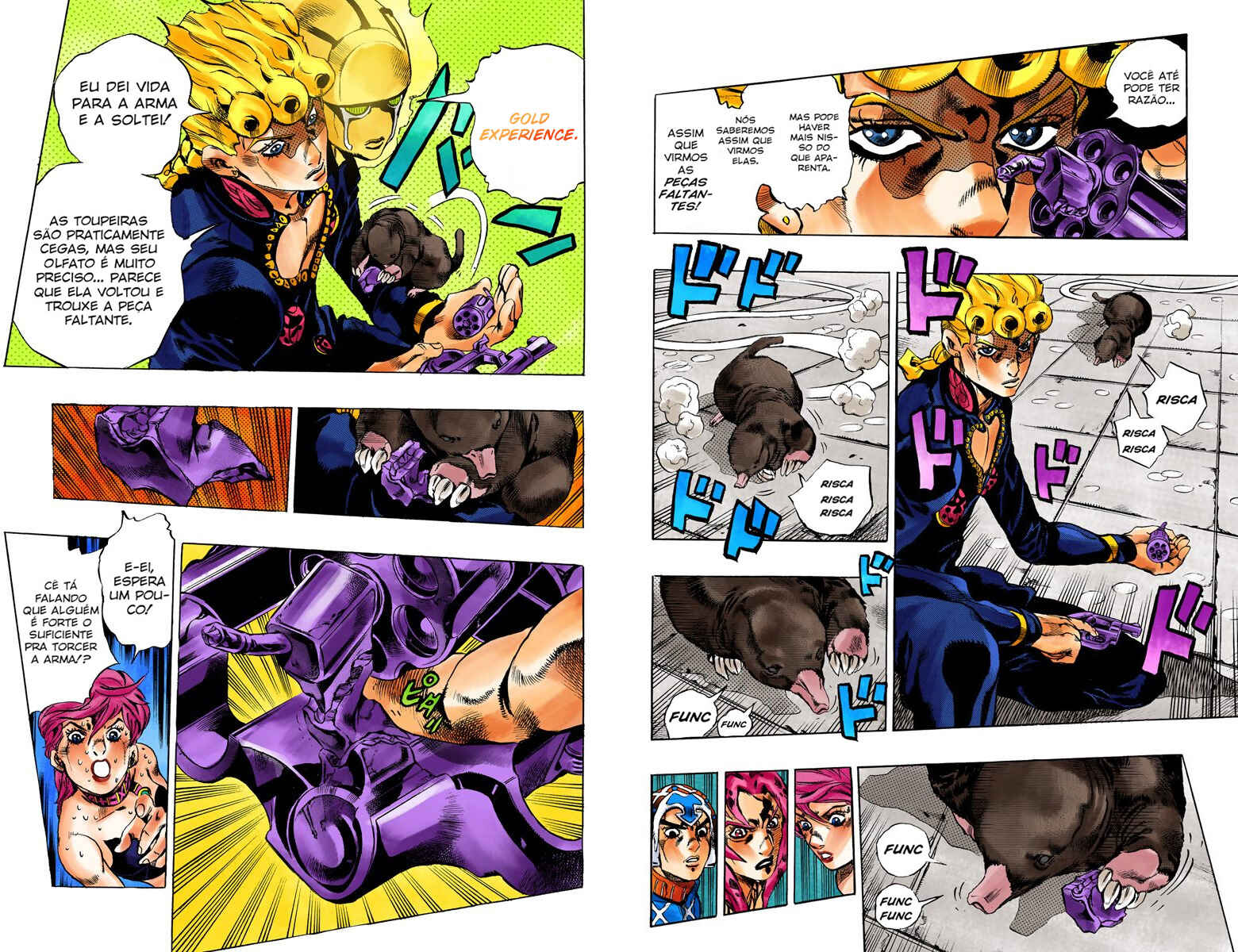 JoJo no Kimyou na Bouken: Part 5 - Ougon no Kaze Color-ban Chapter 141 - Page 7