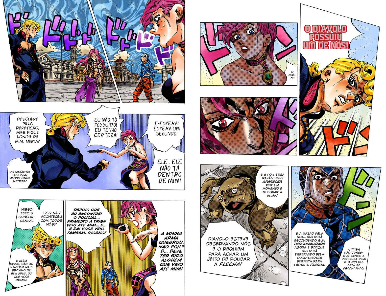 JoJo no Kimyou na Bouken: Part 5 - Ougon no Kaze Color-ban Chapter 141 - Page 9