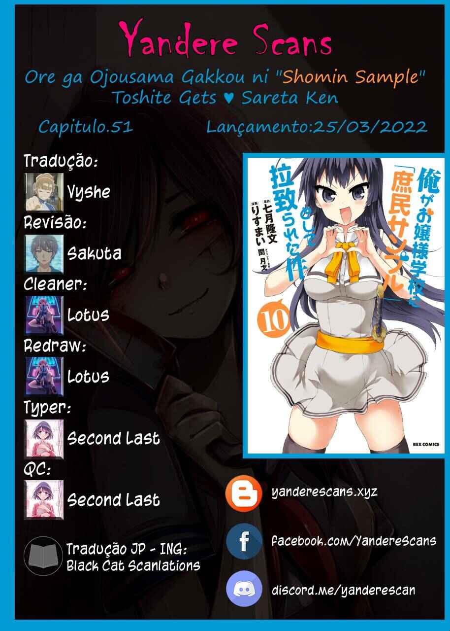 Ore ga Ojousama Gakkou ni "Shomin Sample" to shite Rachirareta Ken Chapter 51 - Page 1