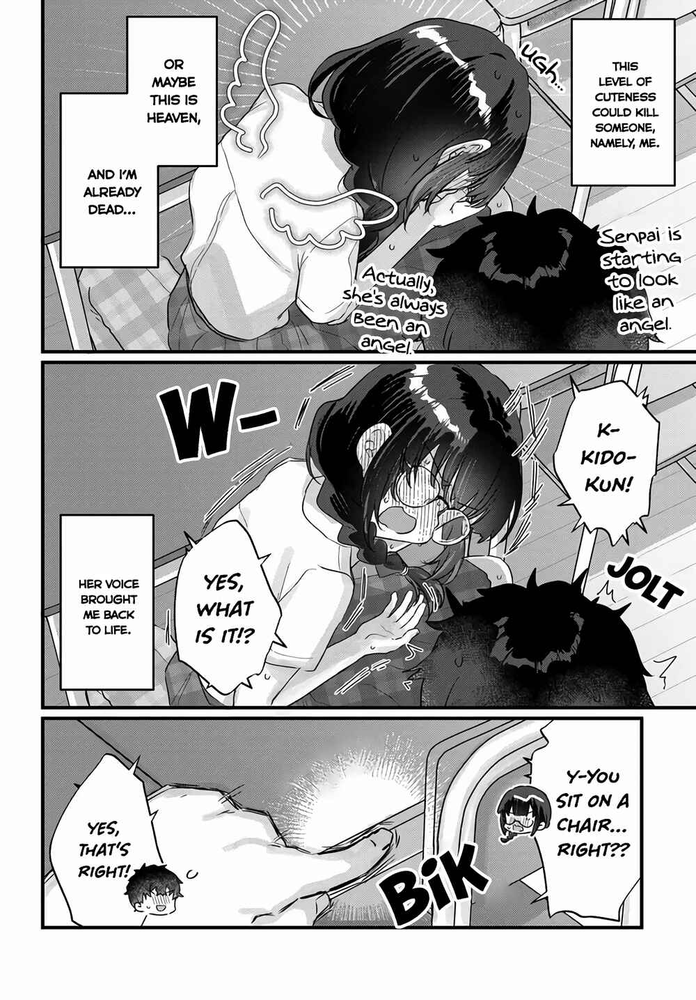 Chiisakute Kawaii Bungeibu no Chiteki na Senpai o, Hiza no Ue ni Nosetara Mainichi Suwattekuru you ni natta Chapter 2.1 - Page 15