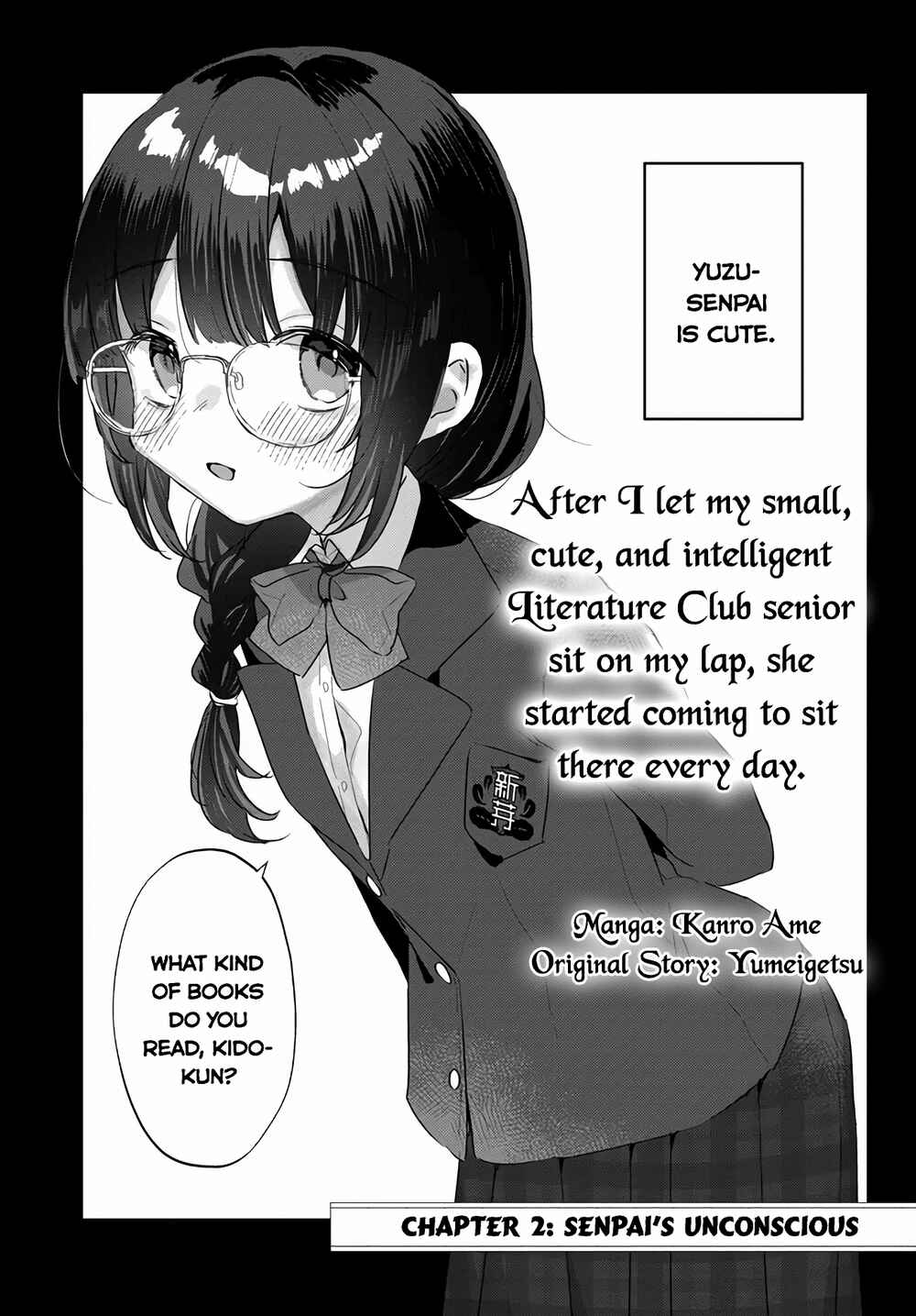 Chiisakute Kawaii Bungeibu no Chiteki na Senpai o, Hiza no Ue ni Nosetara Mainichi Suwattekuru you ni natta Chapter 2.1 - Page 2