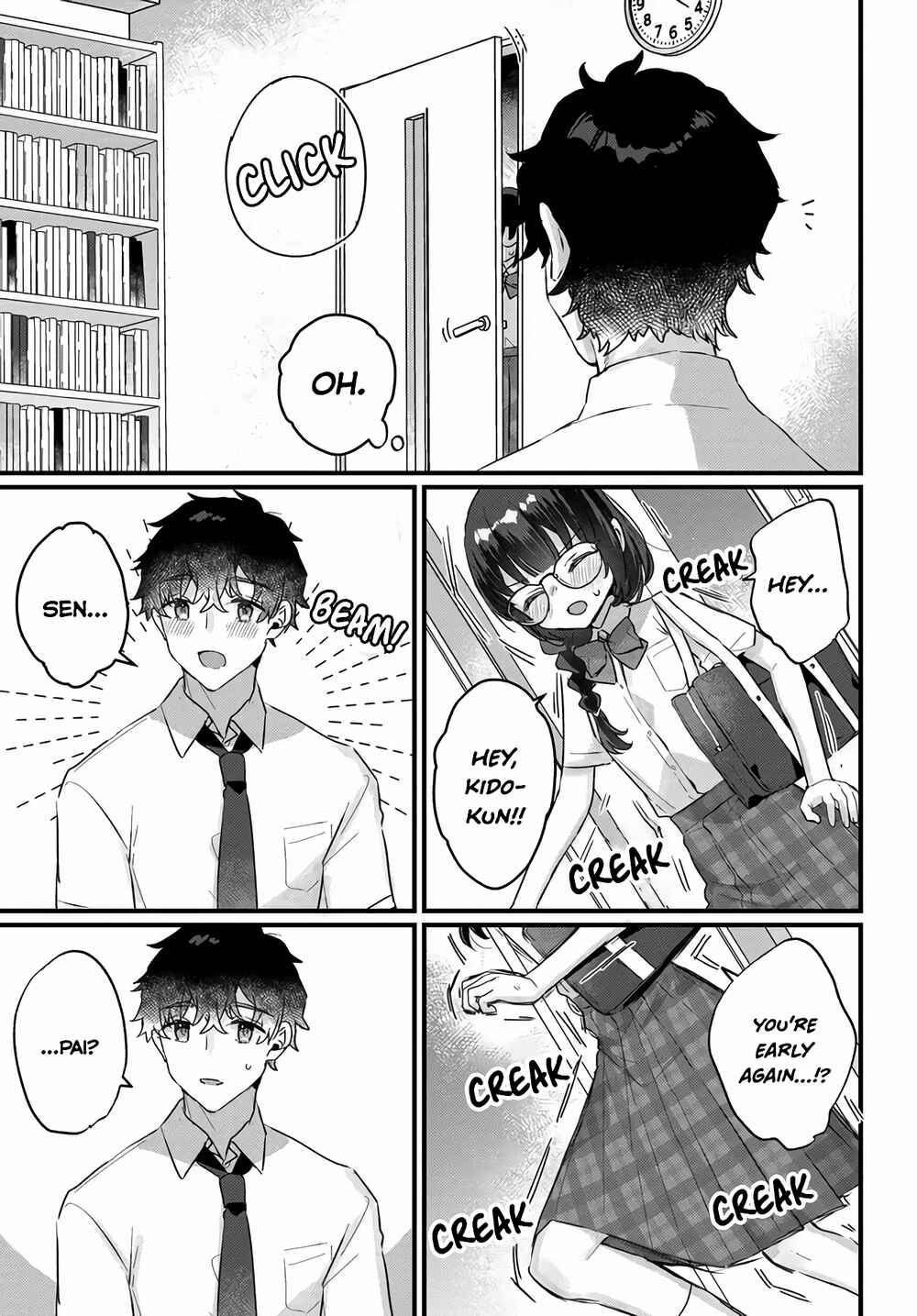 Chiisakute Kawaii Bungeibu no Chiteki na Senpai o, Hiza no Ue ni Nosetara Mainichi Suwattekuru you ni natta Chapter 2.1 - Page 6