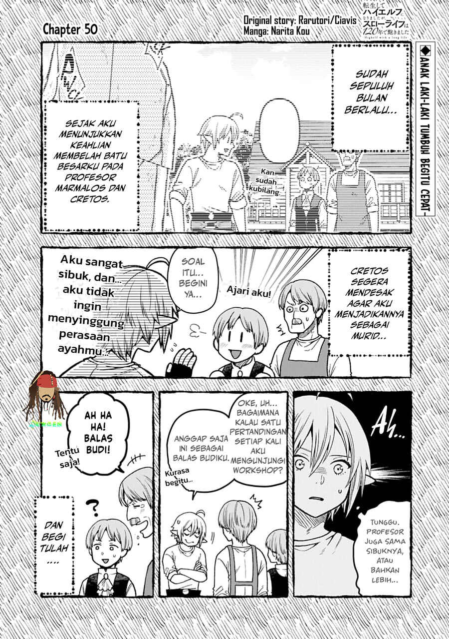 Tensei Shite High Elf ni Narimashitaga, Slow Life wa 120-nen de Akimashita - Highelf with a Long Life Chapter 50 - Page 1
