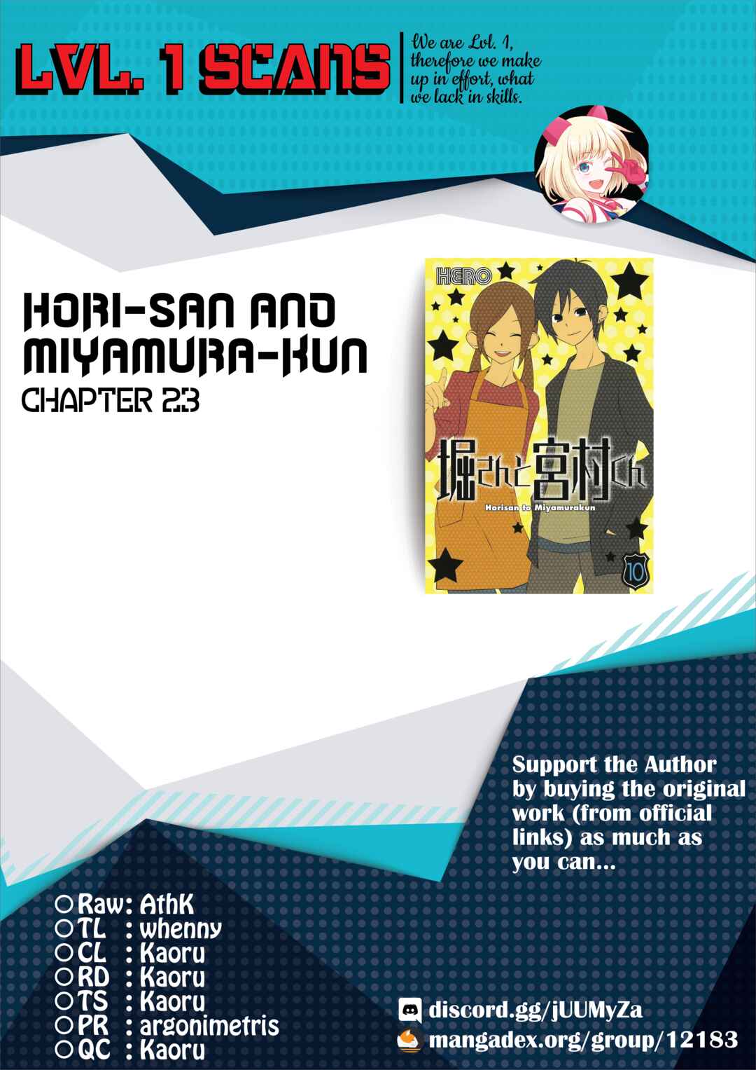 Hori-san to Miyamura-kun Chapter 23 - Page 1
