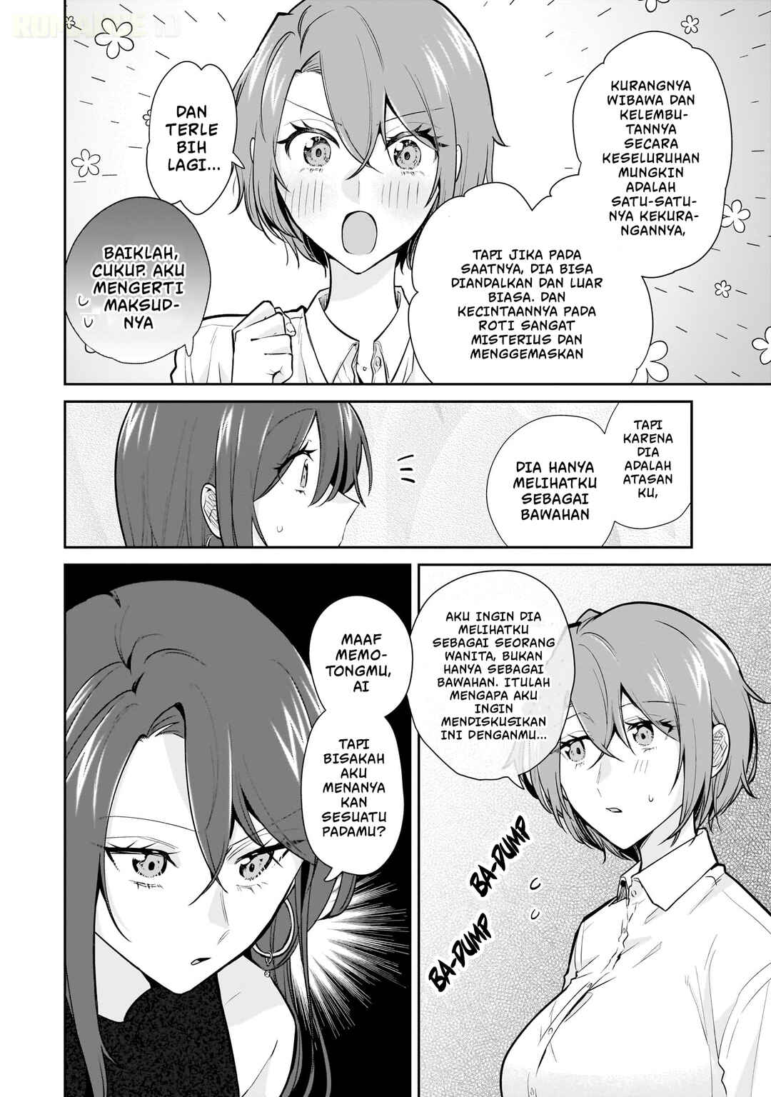 Misato-san wa Amasugi Joushi ni Chotto Kibishii Chapter 15 - Page 7