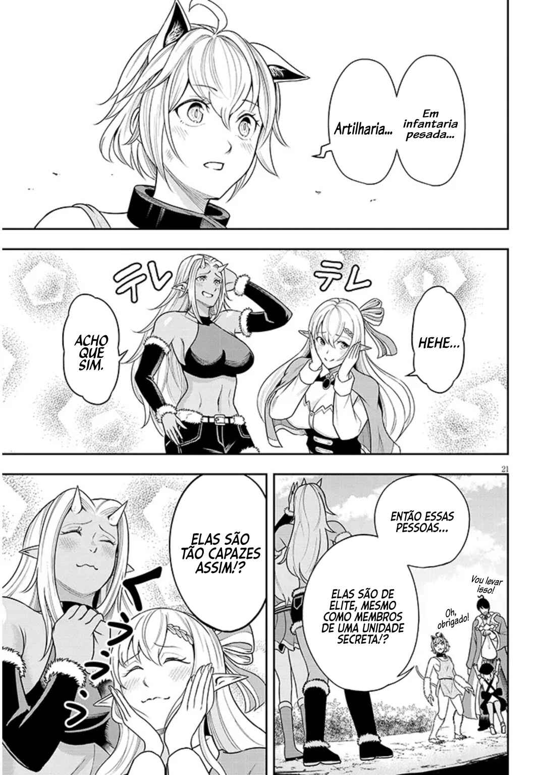 Eiyuu Onna Kishi ni Yuunou to Bareta Ore no Bijin Harem Kishidan - Gaikaku Hikume no Kijutsu Kishidan Chapter 3 - Page 21