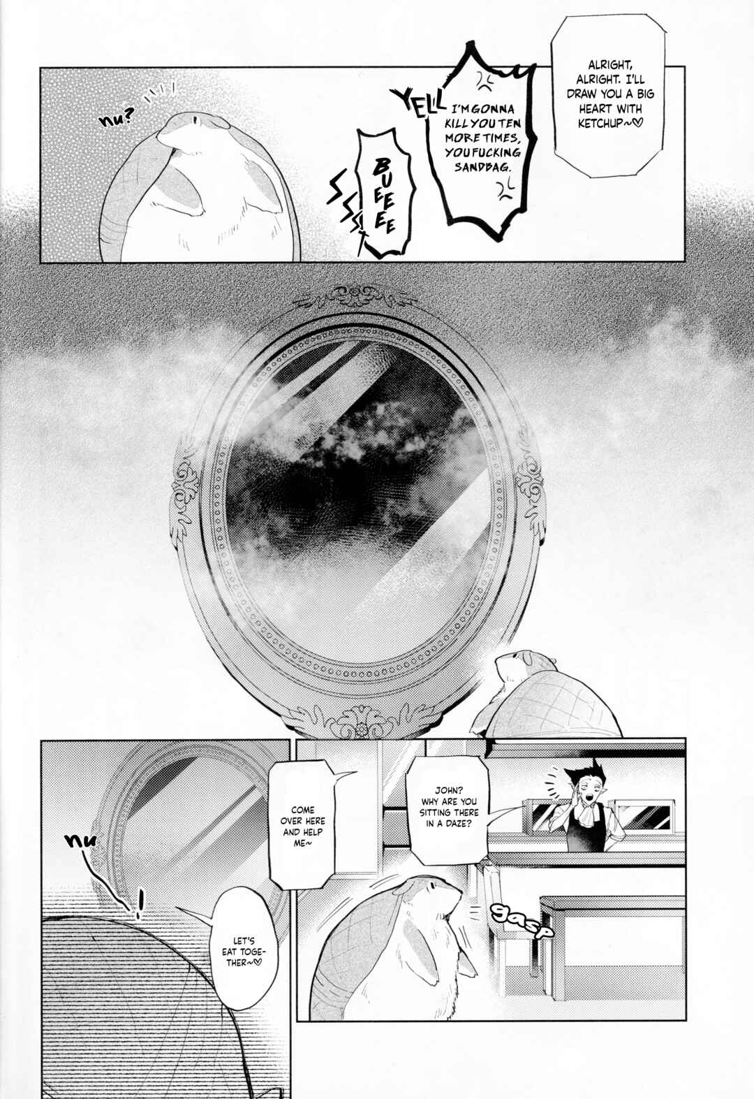 Kyuuketsuki Sugu Shinu dj - Kagami ni Kiite Miyou Chapter ? - Page 13