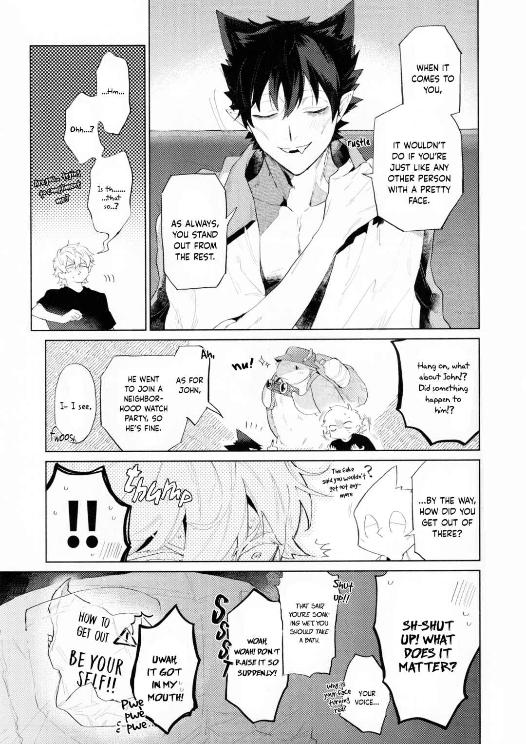 Kyuuketsuki Sugu Shinu dj - Kagami ni Kiite Miyou Chapter ? - Page 40