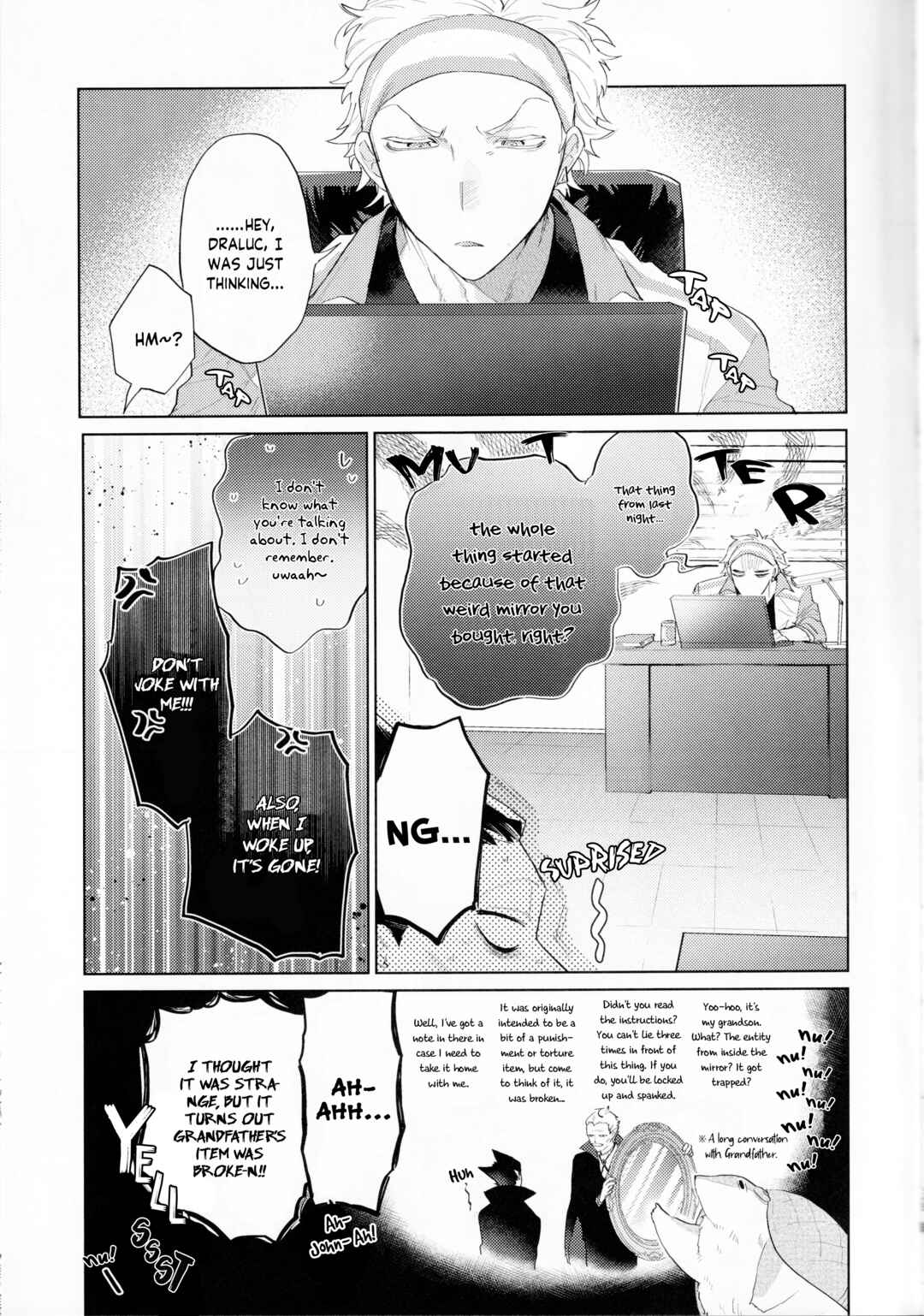 Kyuuketsuki Sugu Shinu dj - Kagami ni Kiite Miyou Chapter ? - Page 42