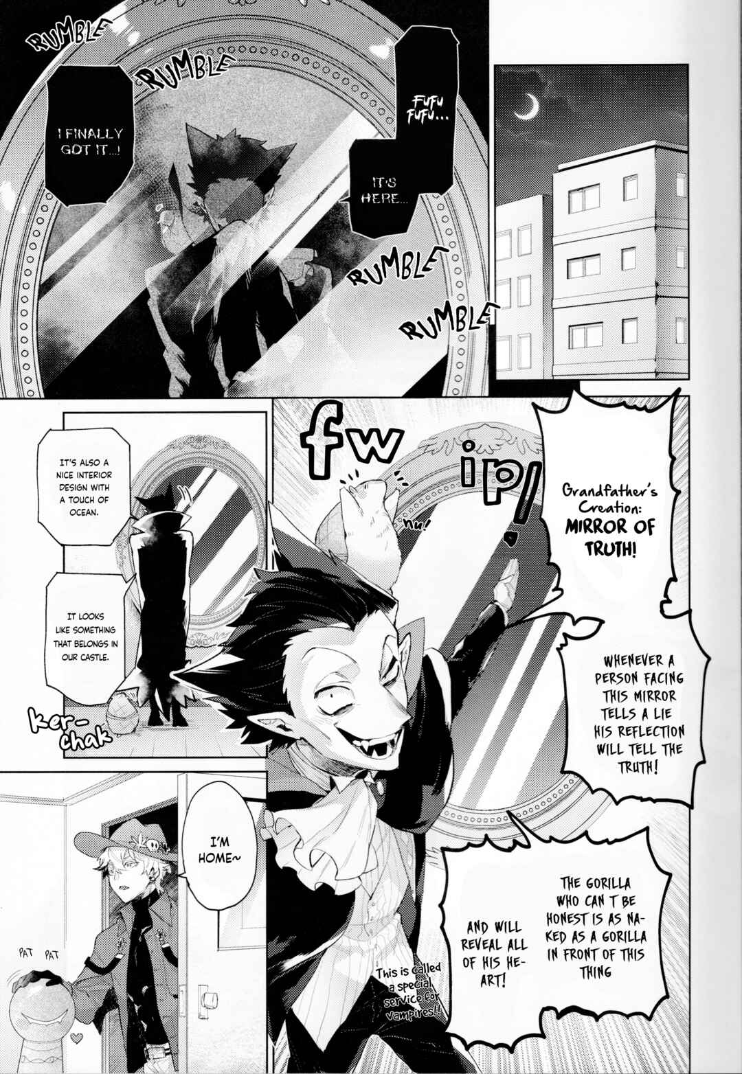 Kyuuketsuki Sugu Shinu dj - Kagami ni Kiite Miyou Chapter ? - Page 6