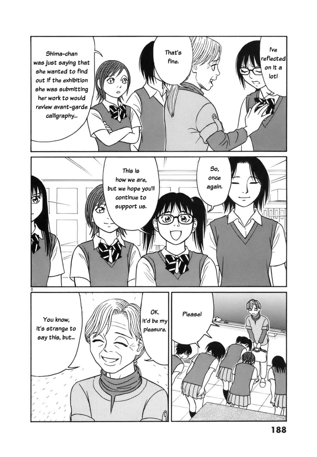 Tomehane! Suzuri Koukou Shodoubu Chapter 114 - Page 8