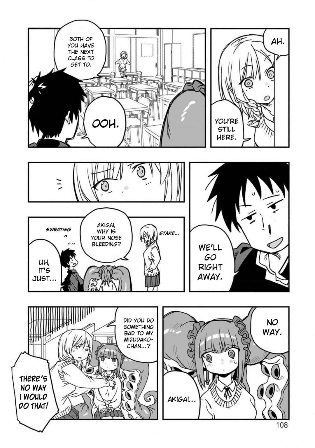 Mizudako-chan kara wa Nigerarenai! Chapter 3 - Page 12