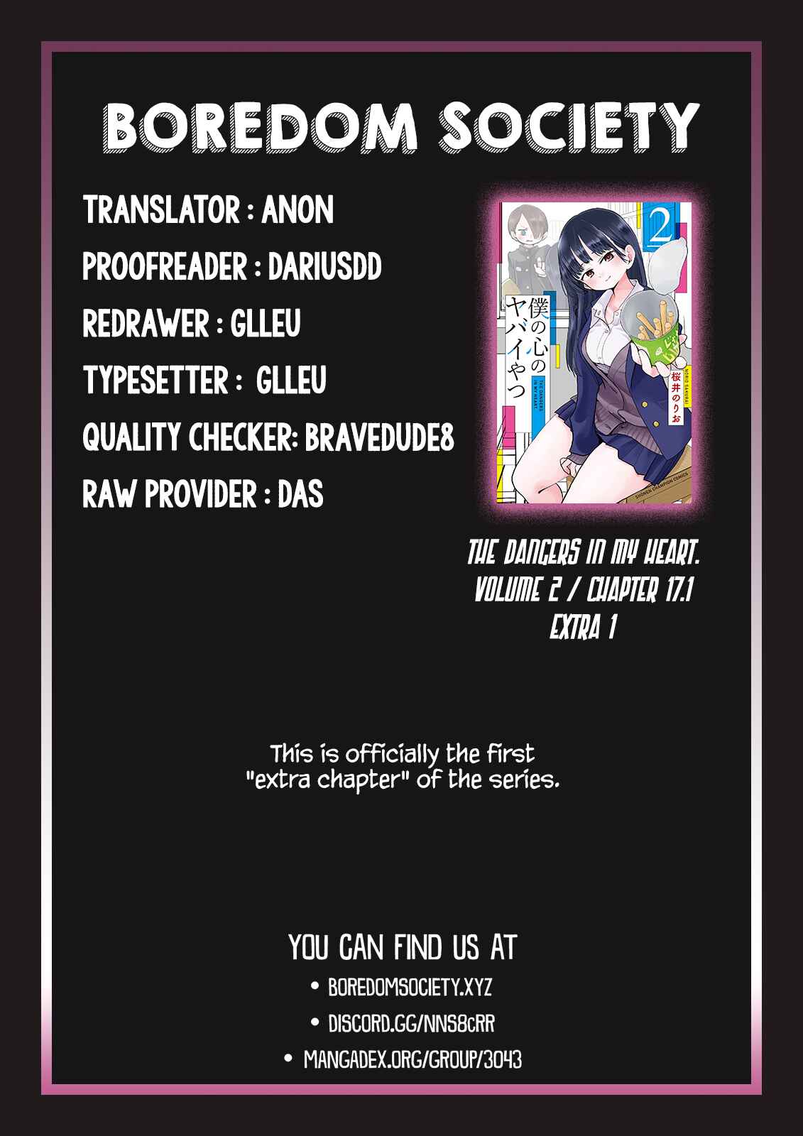 Boku no Kokoro no Yabai Yatsu Chapter 17.2 - Page 4