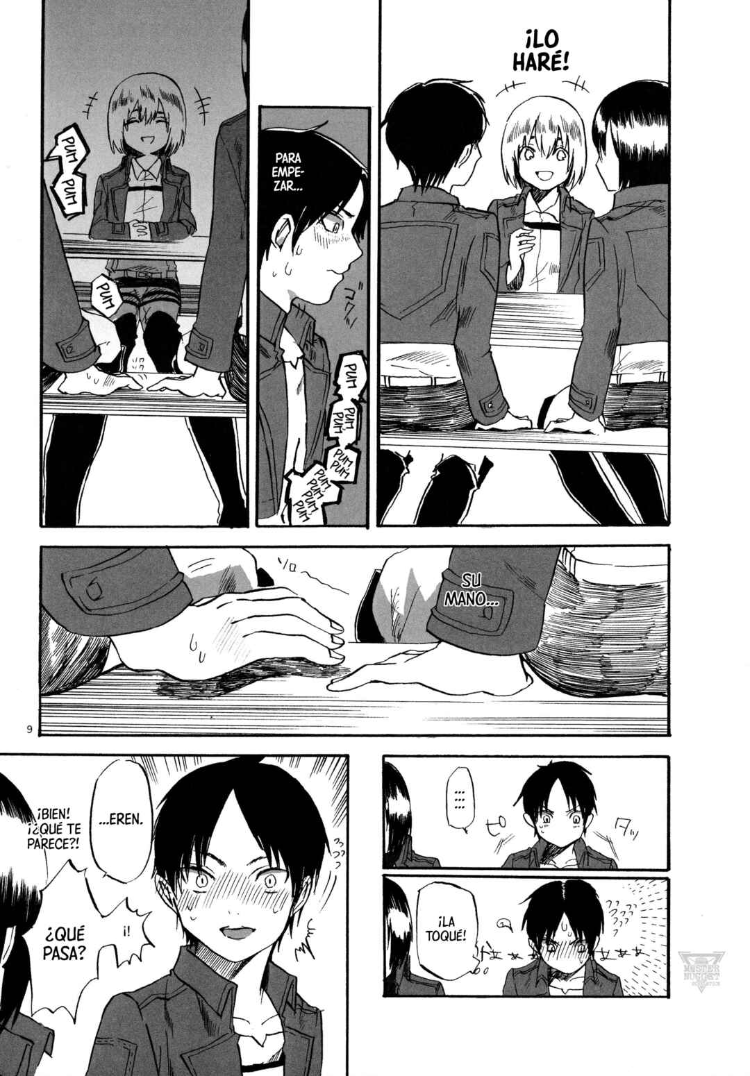 Shingeki no Kyojin - Buaisou na Osananajimi no Hazukashi Gatteru Sugata ga Mite Mitai!! (Doujinshi) Chapter ? - Page 10