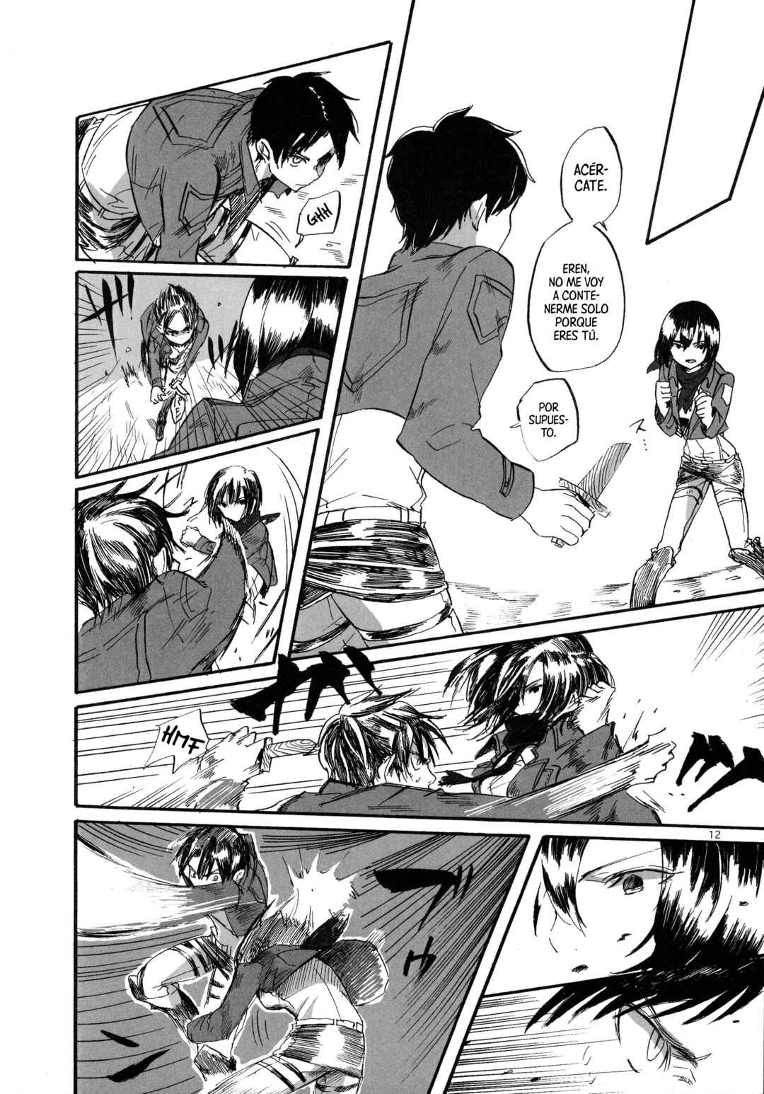 Shingeki no Kyojin - Buaisou na Osananajimi no Hazukashi Gatteru Sugata ga Mite Mitai!! (Doujinshi) Chapter ? - Page 13