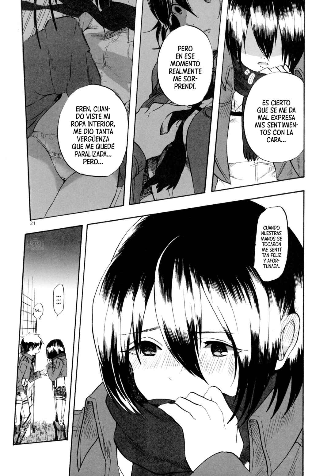 Shingeki no Kyojin - Buaisou na Osananajimi no Hazukashi Gatteru Sugata ga Mite Mitai!! (Doujinshi) Chapter ? - Page 22