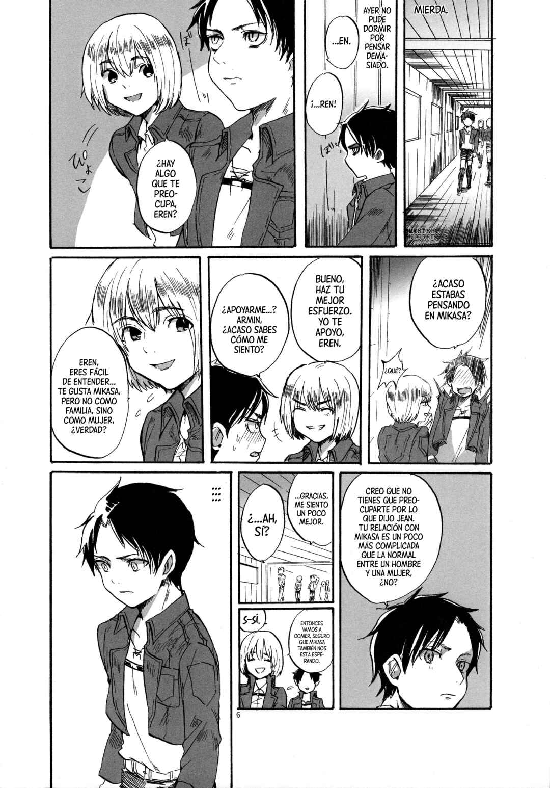 Shingeki no Kyojin - Buaisou na Osananajimi no Hazukashi Gatteru Sugata ga Mite Mitai!! (Doujinshi) Chapter ? - Page 7