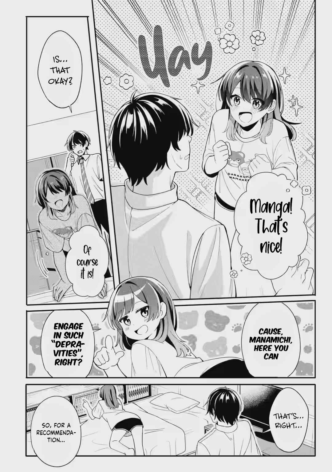 Muboubi Kawaii Pajama Sugata no Bishoujo to Heya de Futarikiri Chapter 2.4 - Page 5